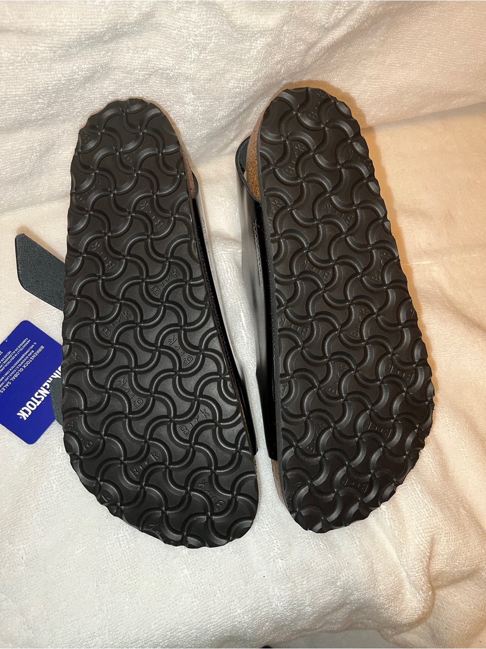 NWT - Birkenstock Milano Big Buckle Black Patent Leather Sandals - EU 39 - Picture 8 of 13
